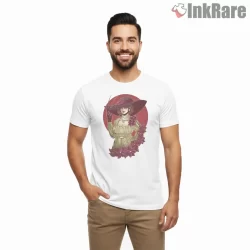Resident Evil Village Lady Dimitrescu Elegant Gothic Shirt on white short sleeve shirt for men graphic tee