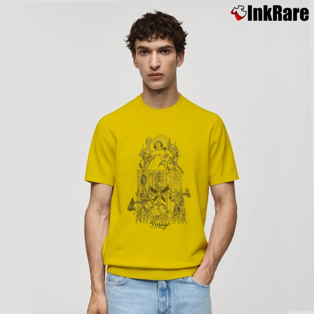 Men’s Resident Evil Village Classic T-Shirt in yellow | Soft, Breathable Everyday Wear