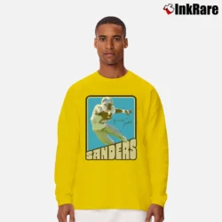 Men’s Retro Barry Sanders Football Trading Card Long-Sleeve Shirt in yellow | Sleek, Lightweight, Year-Round Wear