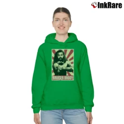 Women’s Retro Bruiser Brody WWE for Wrestling Fans Cozy Hoodie in irish green | Warm, Structured, Stylish