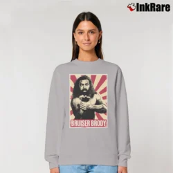 Women’s Retro Bruiser Brody WWE for Wrestling Fans Relaxed Sweatshirt in sport grey | Soft, Laid-Back Vibe