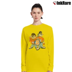Women’s Retro Denver Broncos Looney Tunes Long-Sleeve Top in yellow | Sleek, Versatile, All-Season