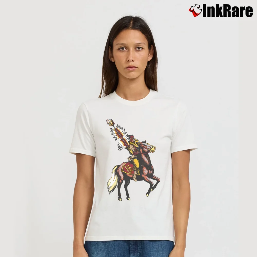 Women’s Retro Florida State Seminoles Renegade Signature T-Shirt in white | Soft, Flattering Fit