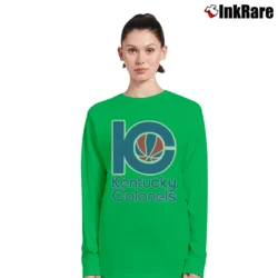 Women’s Retro Kentucky Colonels Basketball Team Long-Sleeve Top in irish green | Sleek, Versatile, All-Season