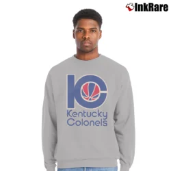 Men’s Retro Kentucky Colonels Basketball Team Crewneck Sweatshirt in sport grey | Cozy Fabric, Clean Style