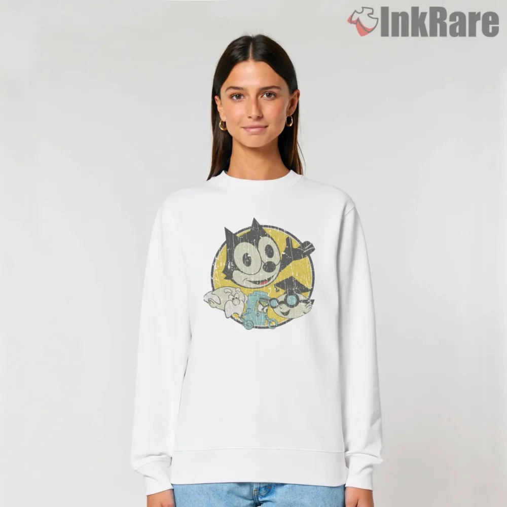 Retro Style Felix Smart Vintage Portrait Shirt on graphic shirt for women graphic tee