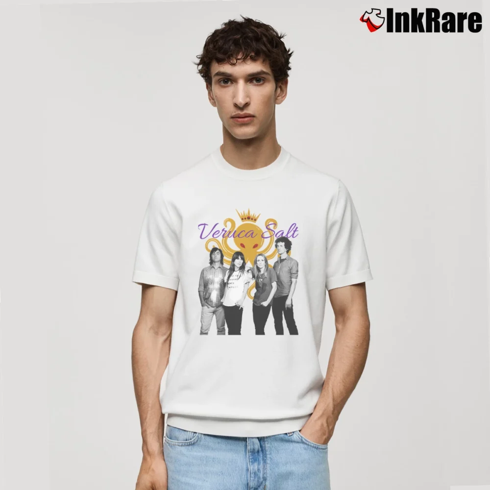 Men’s Retro Vintage Veruca Salt Classic T-Shirt in white | Soft, Breathable Everyday Wear
