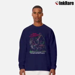 Men’s Return Of The Living Dead Party Long-Sleeve Shirt in navy | Sleek, Lightweight, Year-Round Wear