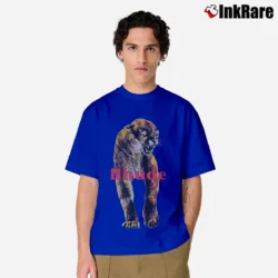 Men’s Rhude Tiger Logo Graphic Classic T-Shirt in royal blue | Soft, Breathable Everyday Wear