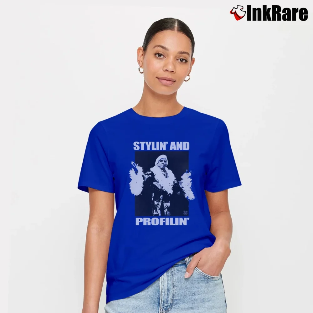 Women’s Ric Flair Stylin And Profilin Signature T-Shirt in royal blue | Soft, Flattering Fit