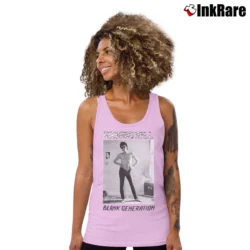 Women’s Richard Hell Blank Generation Tank Top in light pink | Lightweight, Movement-Friendly