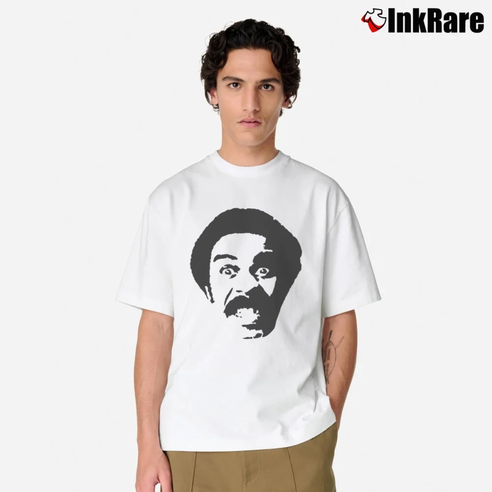 Men’s Richard Pryor Red Graphic Classic T-Shirt in white | Soft, Breathable Everyday Wear