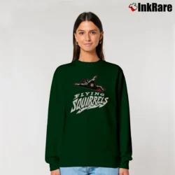 Women’s Richmond Flying Squirrels Baseball Relaxed Sweatshirt in forest green | Soft, Laid-Back Vibe