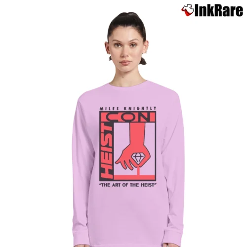 Rick And Morty Heist Con Convention Parody Women’s Long-Sleeve Top in light pink – Effortless Layer Women’s Rick And Morty Heist Con Convention Parody Long-Sleeve Top in light pink | Sleek, Versatile, All-Season