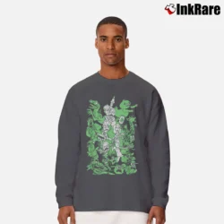 Men’s Rick And Morty Parasite Exterminators Long-Sleeve Shirt in charcoal | Sleek, Lightweight, Year-Round Wear