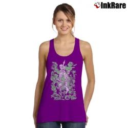 Women’s Rick And Morty Parasite Exterminators Tank Top in purple | Lightweight, Movement-Friendly