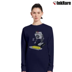 Women’s Rick And Morty Pass The Butter Funny Quote Long-Sleeve Top in navy | Sleek, Versatile, All-Season