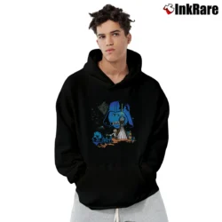 Men’s Rick And Morty Star Wars Rick Wars Parody Pullover Hoodie in black | Cozy, Durable, Modern Fit