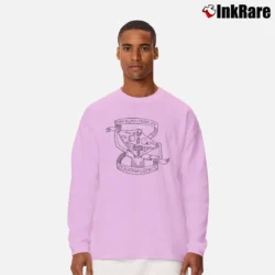 Men’s Rick And Morty Stay Away From My Personal Space Long-Sleeve Shirt in light pink | Sleek, Lightweight, Year-Round Wear