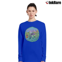 Women’s Rick And Morty Wonderland Long-Sleeve Top in royal blue | Sleek, Versatile, All-Season