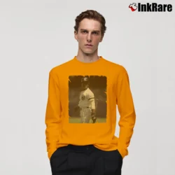 Men’s Rickey Henderson New York Yankees for Baseball Fans Long-Sleeve Shirt in orange | Sleek, Lightweight, Year-Round Wear