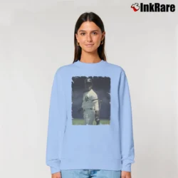 Women’s Rickey Henderson New York Yankees for Baseball Fans Relaxed Sweatshirt in light blue | Soft, Laid-Back Vibe
