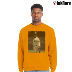 Men’s Rickey Henderson New York Yankees for Baseball Fans Crewneck Sweatshirt in orange | Cozy Fabric, Clean Style