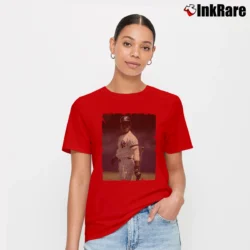 Women’s Rickey Henderson New York Yankees for Baseball Fans Signature T-Shirt in red | Soft, Flattering Fit
