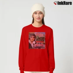 Women’s riding down elvis presley king of rock and roll Long-Sleeve Top in red | Sleek, Versatile, All-Season