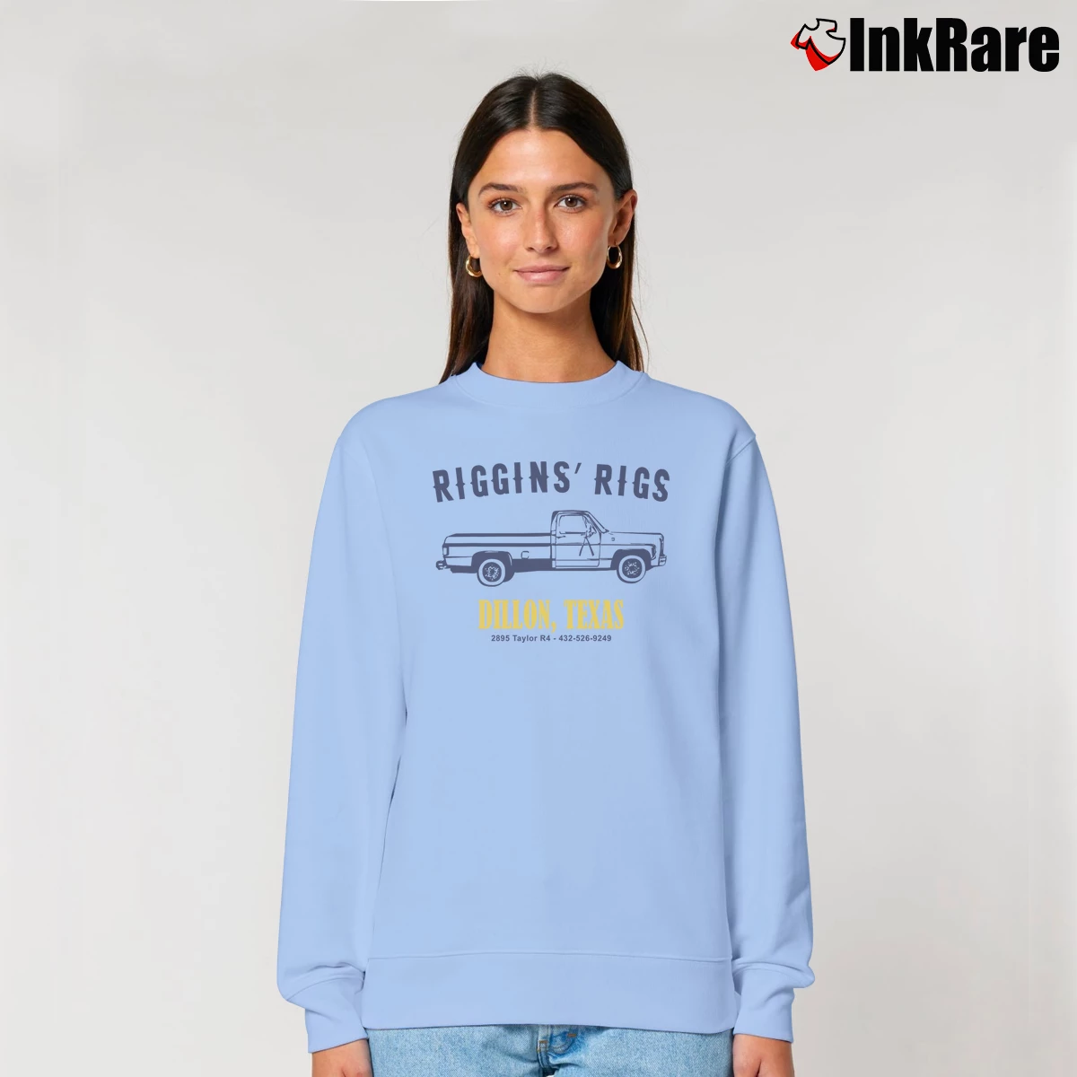 Women’s Riggins Riggs Relaxed Sweatshirt in light blue | Soft, Laid-Back Vibe