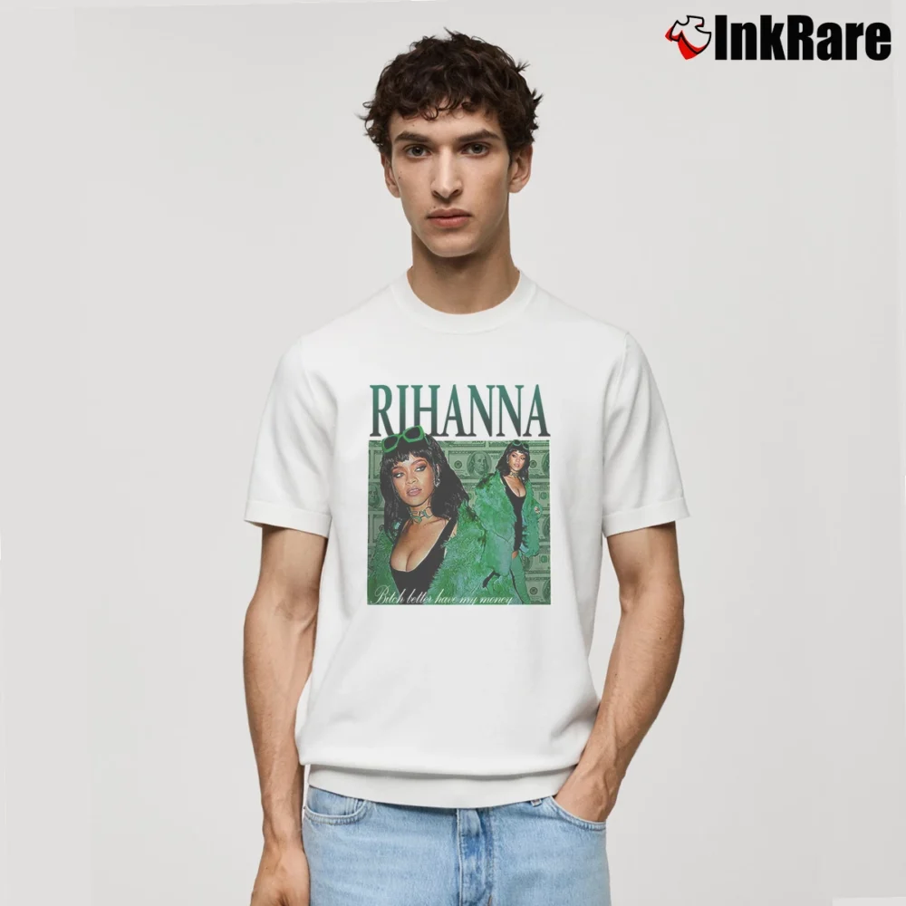Men’s Rihanna Homage Classic T-Shirt in white | Soft, Breathable Everyday Wear