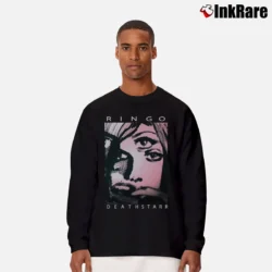 Men’s Ringo Deathstarr Band Long-Sleeve Shirt in black | Sleek, Lightweight, Year-Round Wear