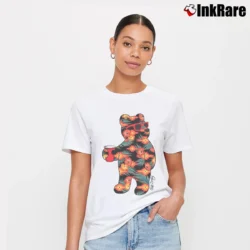 Women’s Riot Society Tropical Native Bear Signature T-Shirt in white | Soft, Flattering Fit