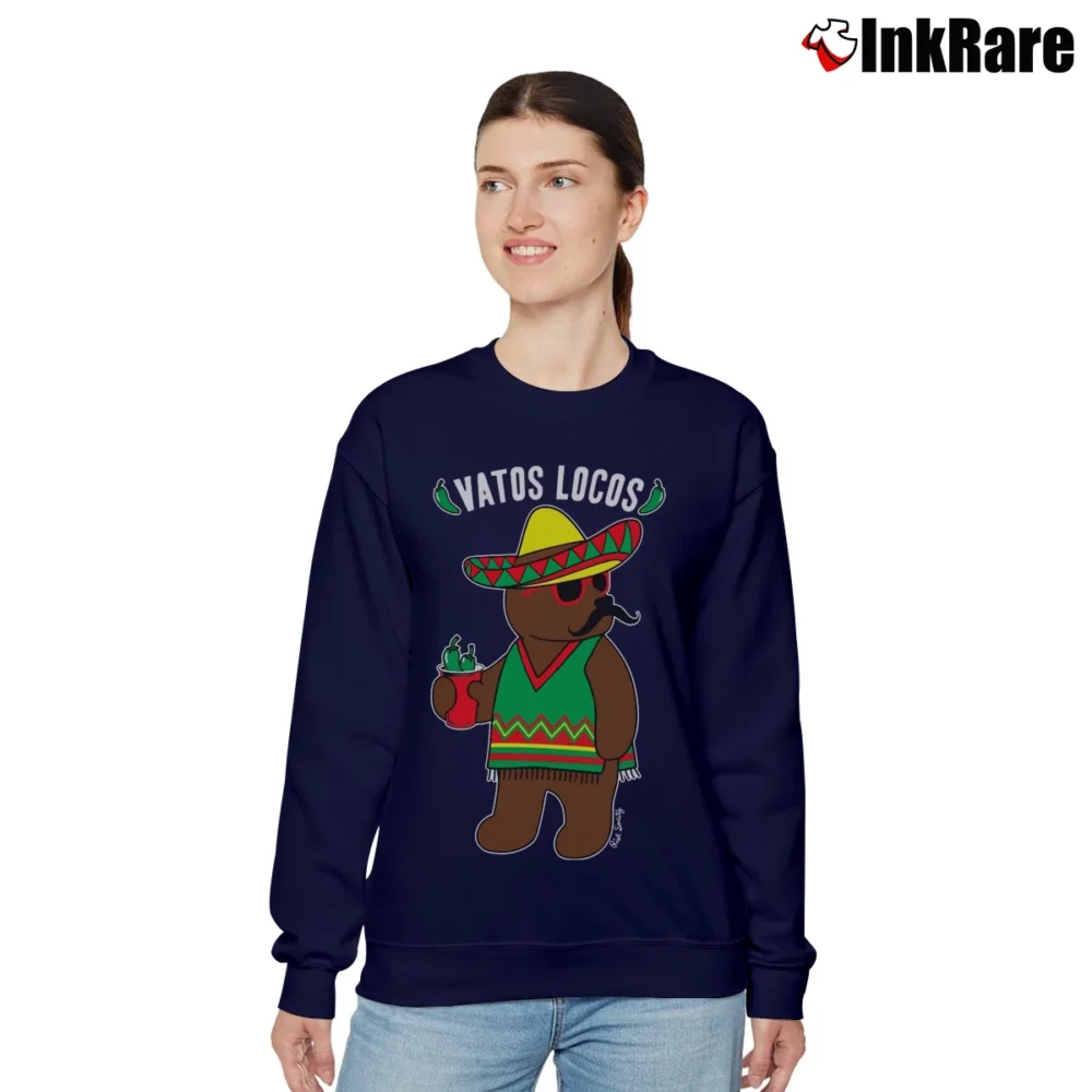 Women’s Riot Society Vatos Locos Relaxed Sweatshirt in navy | Soft, Laid-Back Vibe