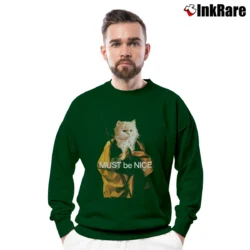 Men’s Ripndip Must Be Nice Crewneck Sweatshirt in forest green | Cozy Fabric, Clean Style