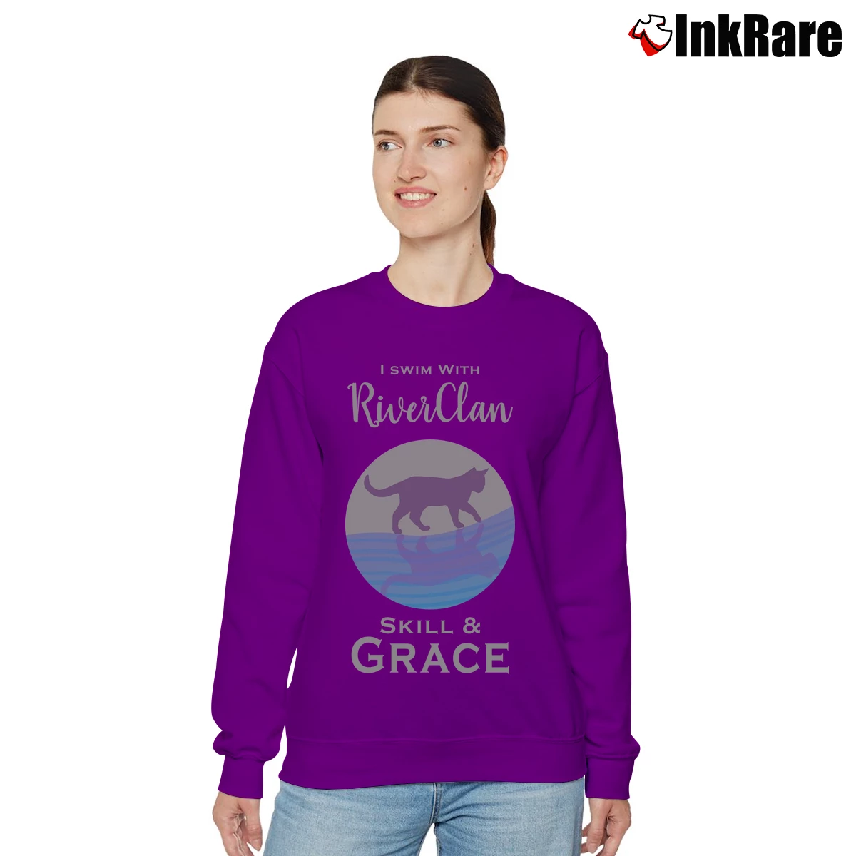 Women’s Riverclan Pride 27 Relaxed Sweatshirt in purple | Soft, Laid-Back Vibe