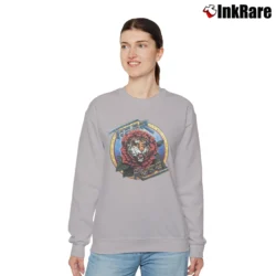 Women’s Robert Hunter 1975 Tiger Rose Grateful Dead Relaxed Sweatshirt in sport grey | Soft, Laid-Back Vibe
