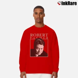 Men’s robert palmer retro 80s addicted to love music Long-Sleeve Shirt in red | Sleek, Lightweight, Year-Round Wear