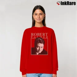 Women’s robert palmer retro 80s addicted to love music Relaxed Sweatshirt in red | Soft, Laid-Back Vibe