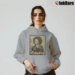 Women’s roberta flack classic style soul music legend Cozy Hoodie in sport grey | Warm, Structured, Stylish
