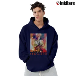 Men’s robin trower guitar maestro blues rock icon Pullover Hoodie in navy | Cozy, Durable, Modern Fit