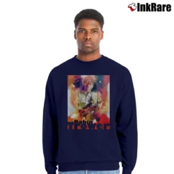 Men’s robin trower guitar maestro blues rock icon Crewneck Sweatshirt in navy | Cozy Fabric, Clean Style