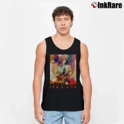 Men’s robin trower guitar maestro blues rock icon Tank Top in black | Breathable, Active-Friendly Design