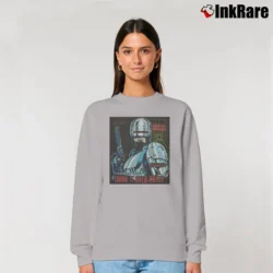 Women’s Robocop Retro Movie Magic Relaxed Sweatshirt in sport grey | Soft, Laid-Back Vibe