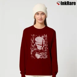 Women’s RoboCop Your Move Creep Long-Sleeve Top in maroon | Sleek, Versatile, All-Season