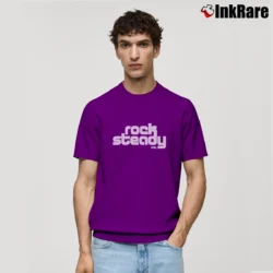 Men’s Rock Steady Retro Graphic Classic T-Shirt in purple | Soft, Breathable Everyday Wear