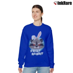 Women’s Rocket Raccoon Easter Bunny Sweet Rabbit Marvel Relaxed Sweatshirt in royal blue | Soft, Laid-Back Vibe