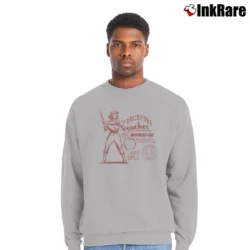 Men’s Rockford Peaches Baseball Team for Vintage Fans Crewneck Sweatshirt in sport grey | Cozy Fabric, Clean Style