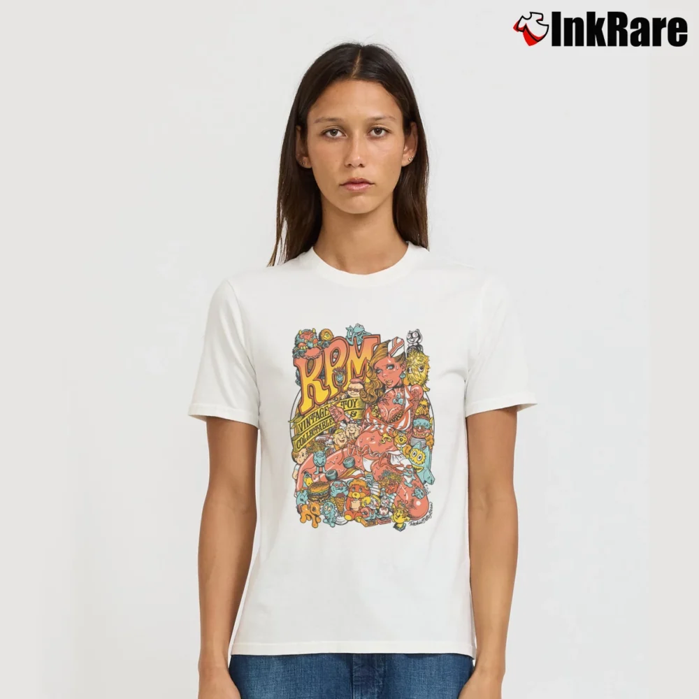 Women’s Rockin Jelly Bean Pin Up Sexy Signature T-Shirt in white | Soft, Flattering Fit