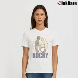 Women’s Rocky Balboa Apollo Creed T-Shirt in white | Soft, Flattering Fit